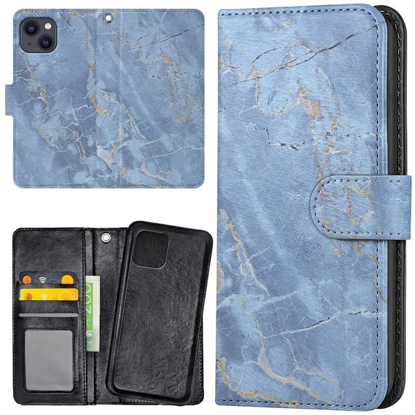 iPhone 13 - Lompakkokotelo/Kuoret Marmori