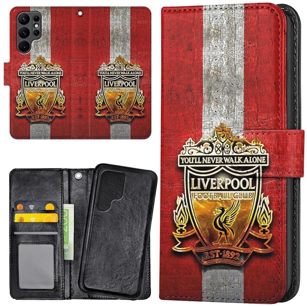 Samsung Galaxy S22 Ultra - Lommebok Deksel Liverpool