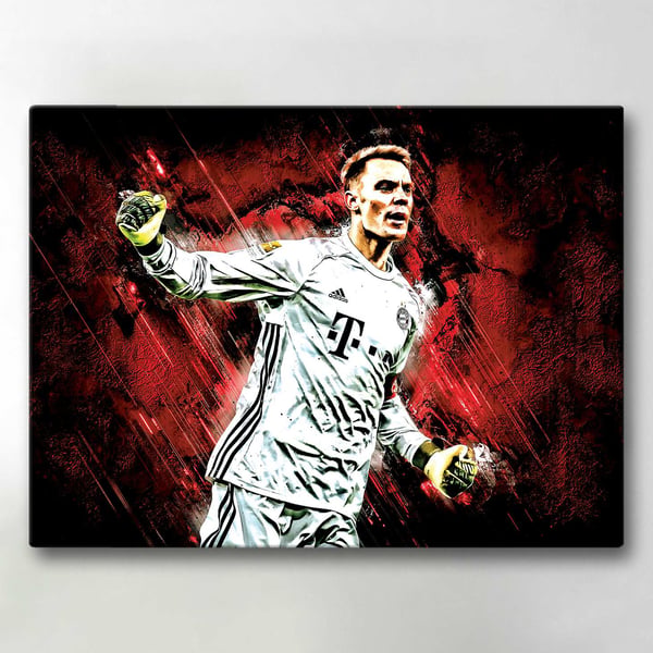 Canvas-taulut / Taulut - Manuel Neuer - 40x30 cm - Canvastaulut Canvas-taulut / Taulut - Manuel Neuer - 40x30 cm - Canvastaulut