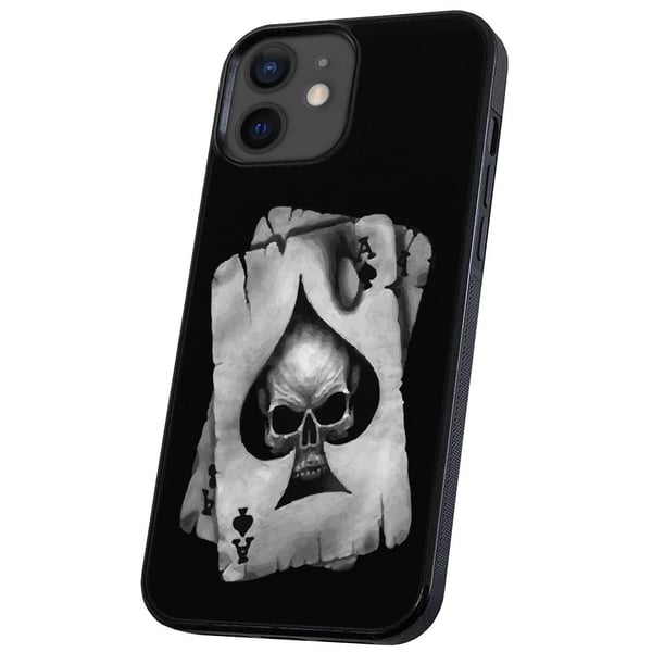 iPhone 11 - Cover/Mobilcover Dødningehoved Kortspil