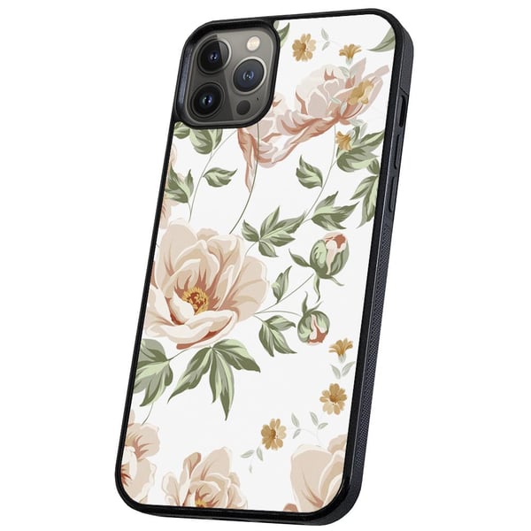 iPhone 11 Pro - Cover/Mobilcover Blomstermønster