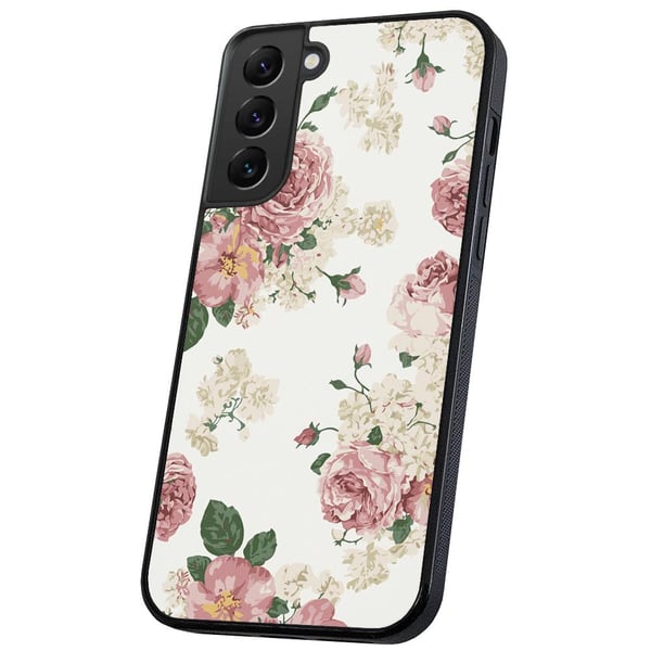 Samsung Galaxy S22 Plus - Cover/Mobilcover Retro Blomster