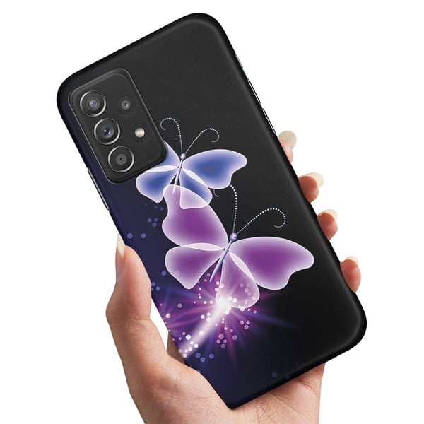 Deksel / Mobildeksel til Samsung Galaxy A53 5G - Lilla Sommerfugler Deksel / Mobildeksel til Samsung Galaxy A53 5G - Lilla Sommerfugler