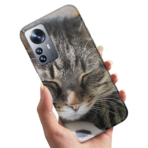 Skal / Mobilskal till Xiaomi 12 Pro - Sovande Katt