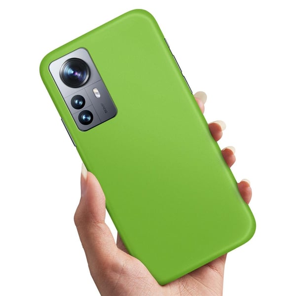 Cover / Mobilcover til Xiaomi 12 Pro - Limegrøn