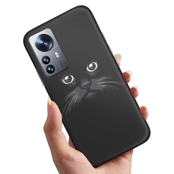 Deksel / Mobildeksel til Xiaomi 12 - Svart Katt