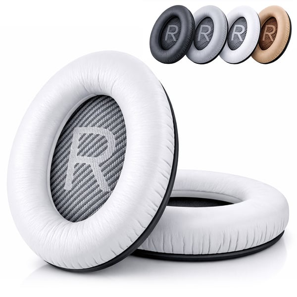 Øreputer kompatible med Bose QuietComfort – QC35/QC25/QC15/AE2 - Hvit