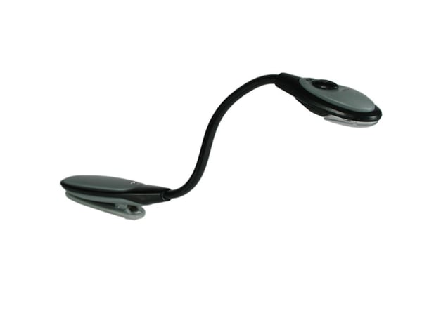 Boklampe - Leselampe / LED-lampe med Klemme - Lampe til Bok