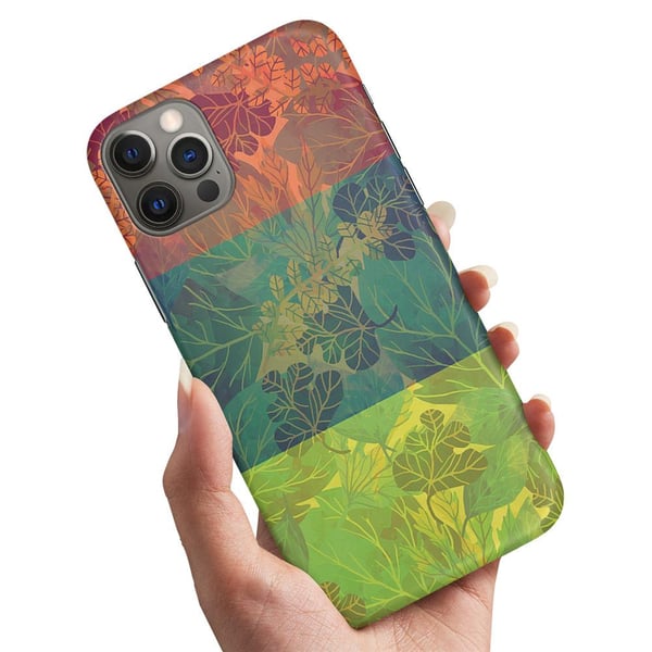Cover / Mobilcover til iPhone 14 Pro - Bladmønster
