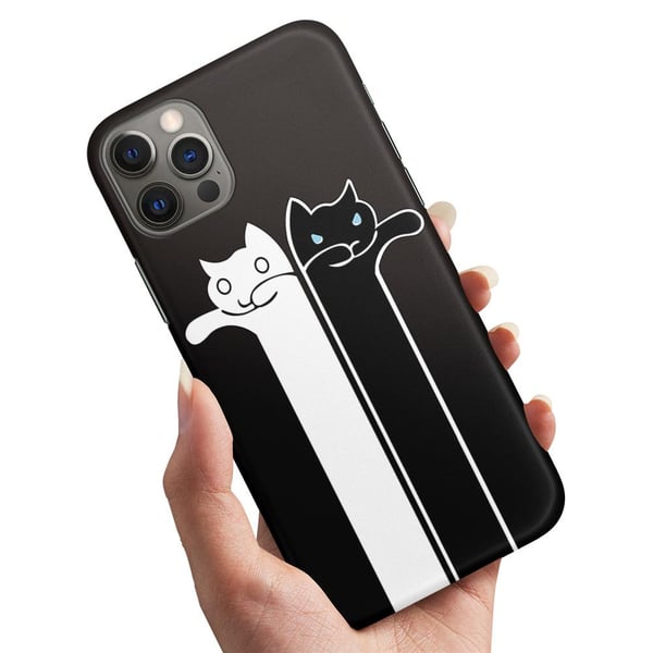 Cover / Mobilcover til iPhone 14 - Langstrakte Katte