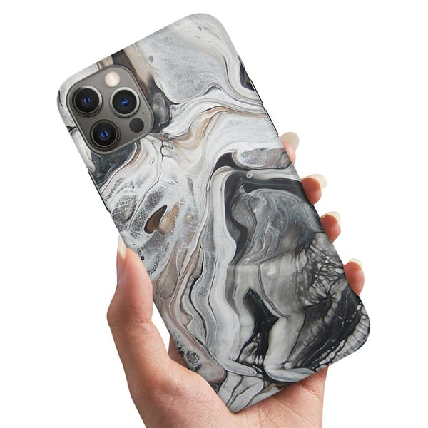 Cover / Mobilcover til iPhone 14 / 15 Plus - Marmor
