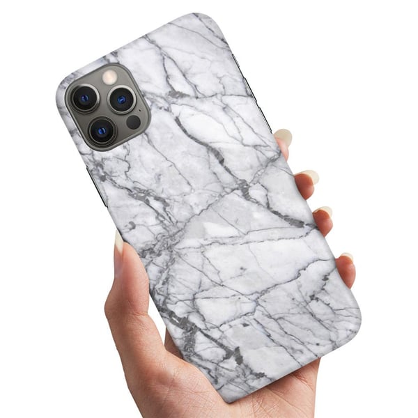 Cover / Mobilcover til iPhone 14 / 15 Plus - Marmor