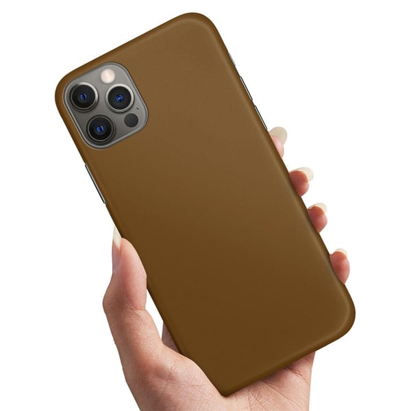 Cover / Mobilcover til iPhone 14 / 15 Plus - Brun