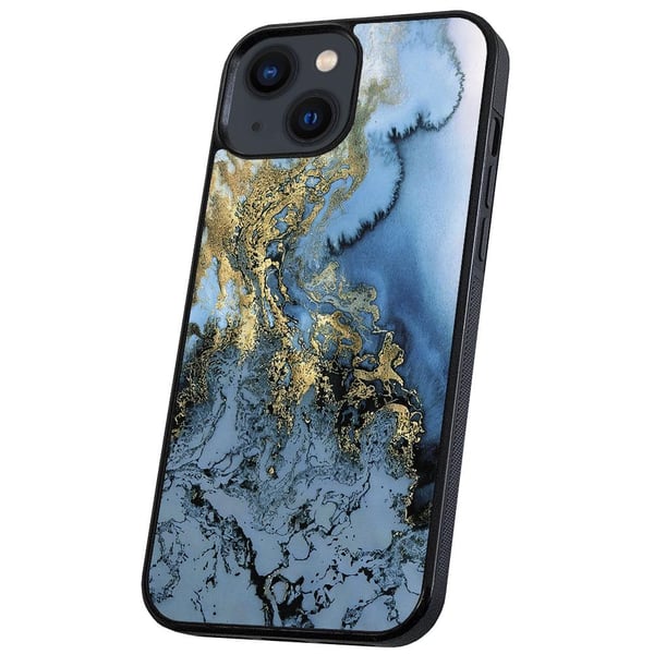 iPhone 14/15 Plus - Cover/Mobilcover Kunstmønster
