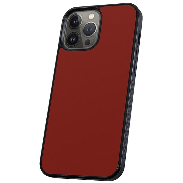 iPhone 14 Pro Max - Cover/Mobilcover Mørkrød