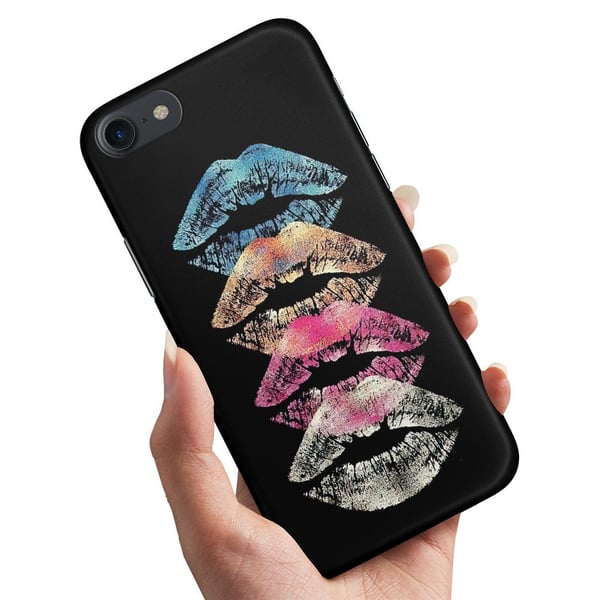 Cover / Mobilcover til iPhone 7 / 8 / SE - Læber