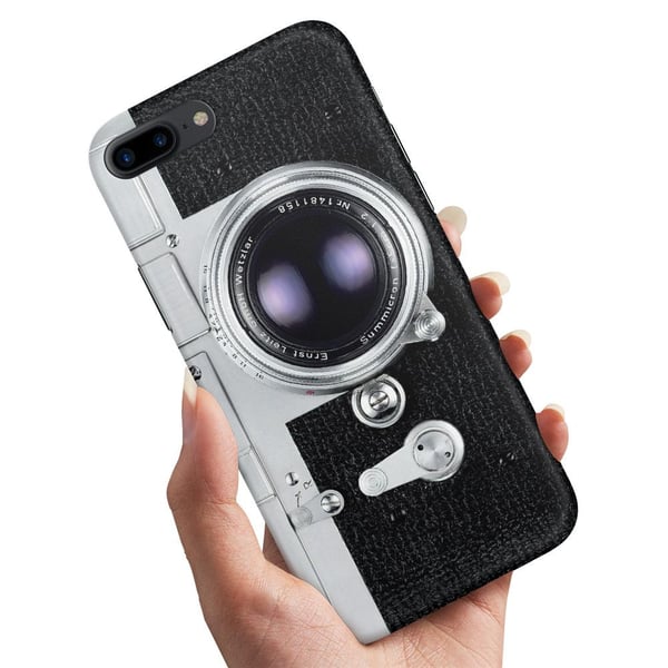 Deksel / Mobildeksel til iPhone 7 / 8 Plus - Retro Kamera Deksel / Mobildeksel til iPhone 7 / 8 Plus - Retro Kamera
