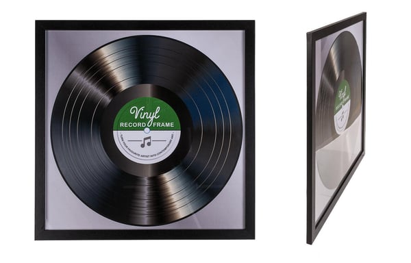 LP-kehys Vinyylilevylle - Record Album Frame - Lasi-etuosa - 32x32cm - 4-Pack LP-kehys Vinyylilevylle - Record Album Frame - Lasi-etuosa - 32x32cm - 4-Pack