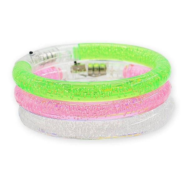 3-Pak - Glowsticks - Blinkende LED Armbånd
