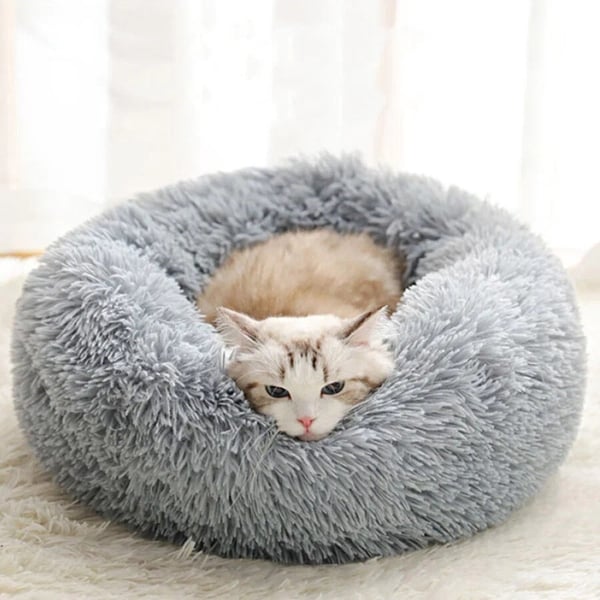 Katteseng / Hundeseng - Soveplads til katte & hunde - Grey