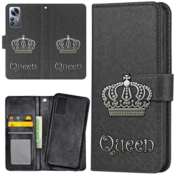 Xiaomi 12 Pro - Lompakkokotelo/Kuoret Queen