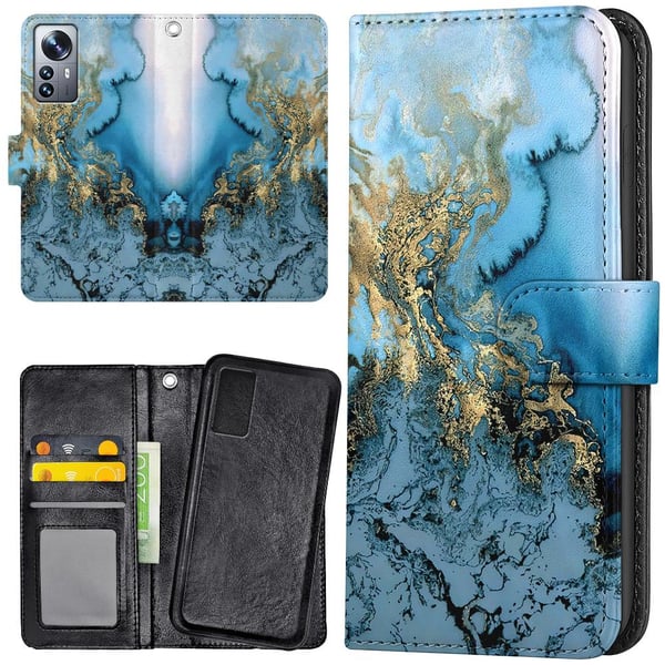 Xiaomi 12 Pro - Lommebok Deksel Kunstmønster