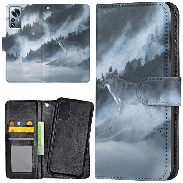 Xiaomi 12 Pro - Lommebok Deksel Arctic Wolf