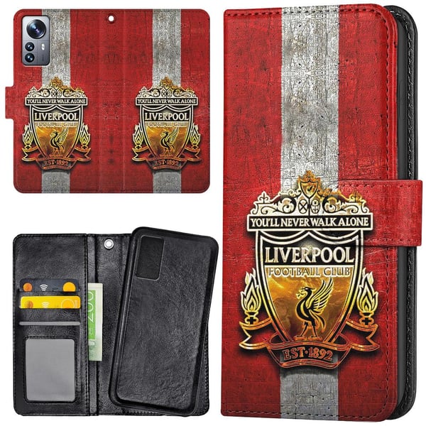 Xiaomi 12 Pro - Lommebok Deksel Liverpool Xiaomi 12 Pro - Lommebok Deksel Liverpool