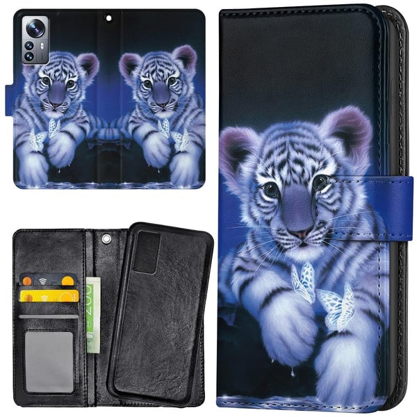 Xiaomi 12 - Lommebok Deksel Tigerunge