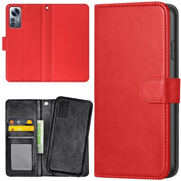 Xiaomi 12 Pro - Mobilcover/Etui Cover Rød
