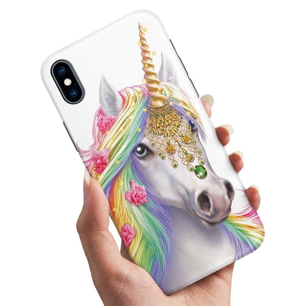 Deksel / Mobildeksel til iPhone XS Max - Unicorn/Enhjørning