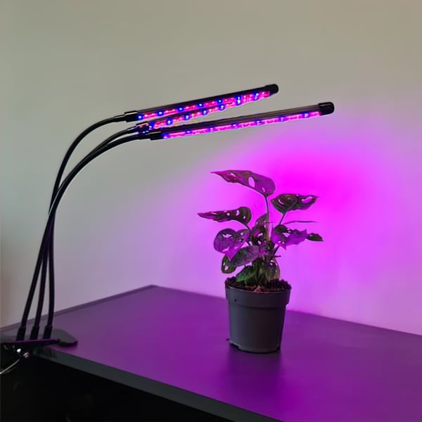 Vekstlys - Plantebelysning med 3 LED-rør