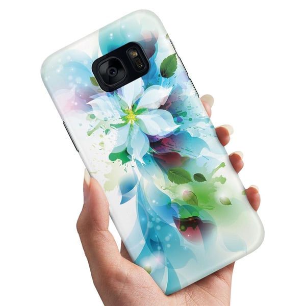 Cover / Mobilcover til Samsung Galaxy S7 - Blomst
