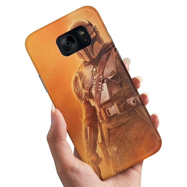 Deksel / Mobildeksel til Samsung Galaxy S7 Edge - Mandalorian Star Wars