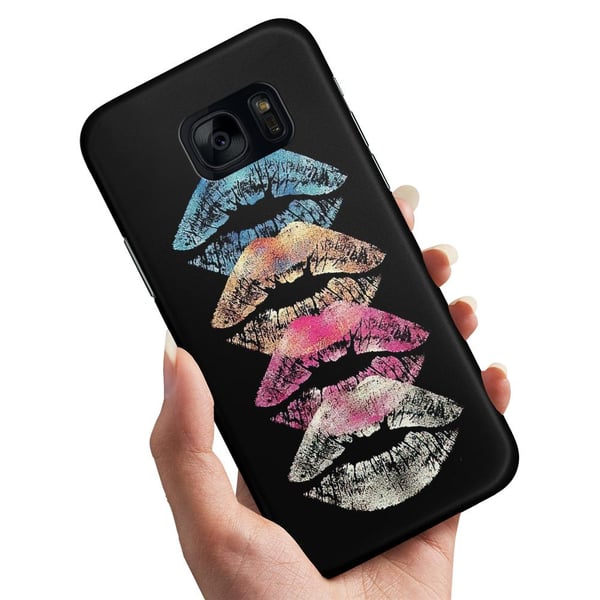 Cover / Mobilcover til Samsung Galaxy S7 Edge - Læber