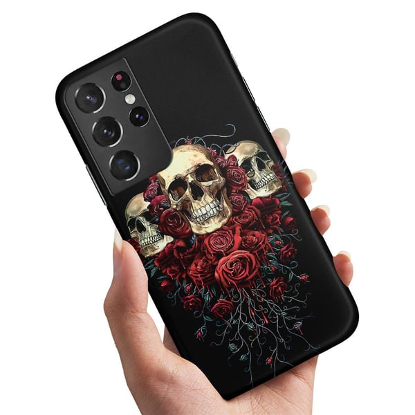 Deksel / Mobildeksel til Samsung Galaxy S21 Ultra - Skulls