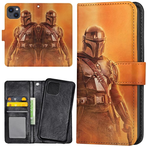 iPhone 14/15 Plus - Lommebok Deksel Mandalorian Star Wars