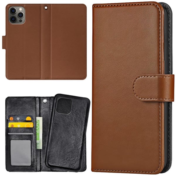 iPhone 14 Pro Max - Lommebok Deksel Brun