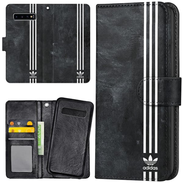 Samsung Galaxy S10 Plus - Lommebok Deksel Adidas