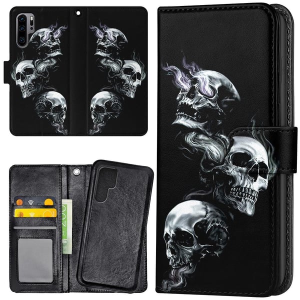 Samsung Galaxy Note 10 - Lompakkokotelo/Kuoret Skulls