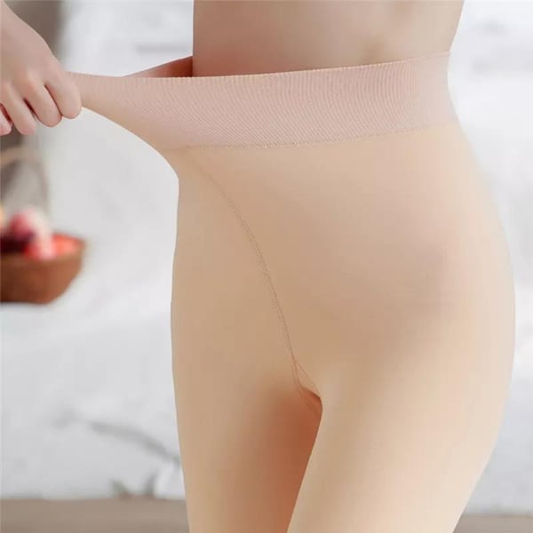 Forede Vinter Leggings med Strømper - Dame - Holder dig varm - Black