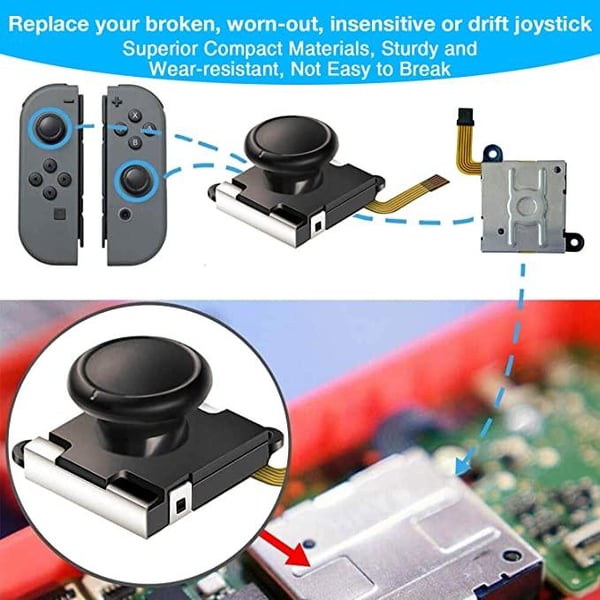 Reparationssæt 25 dele – Kompatibel med Nintendo Switch
