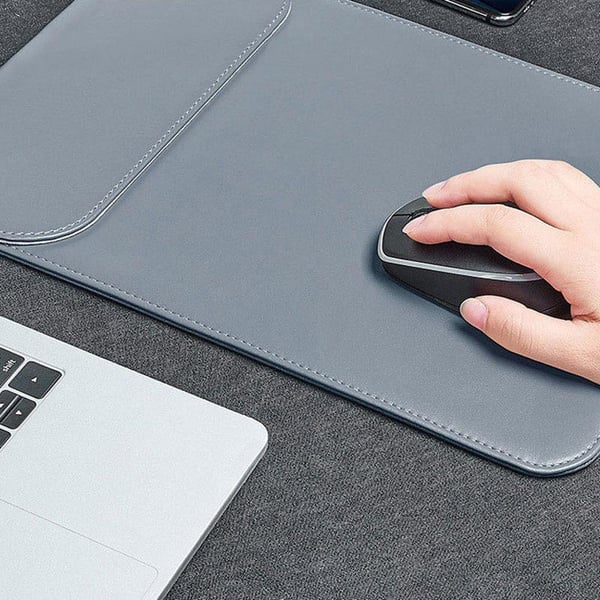 13,3" Laptop Sleeve / Computertaske / Macbook - Læder - Black