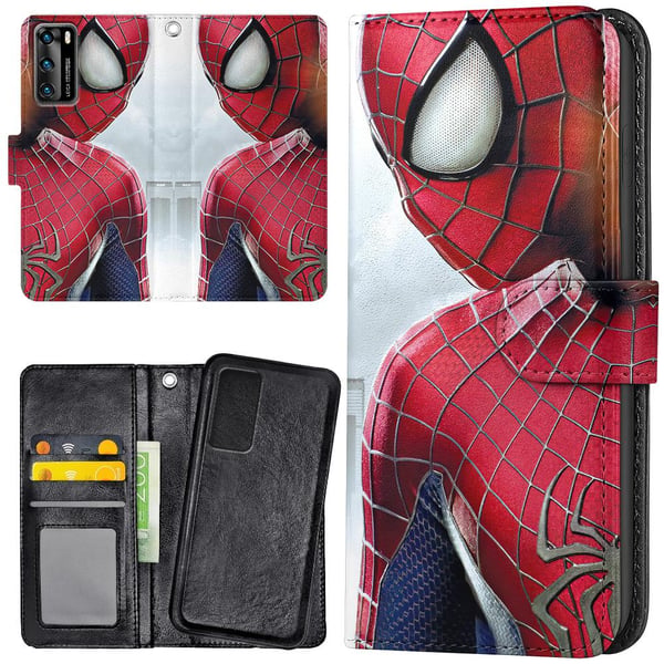 Huawei P40 - Lompakkokotelo/Kuoret Spiderman