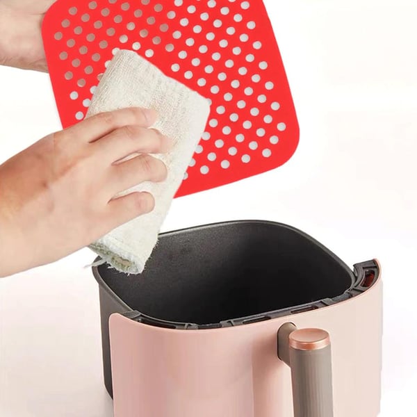 Airfryer Silikoneindsats - Måtte til luftfriture - Cirkel (S)