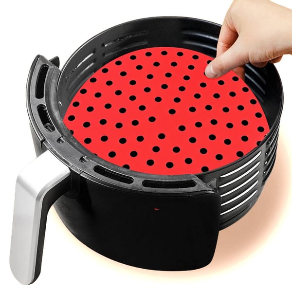 Airfryer Silikoneindsats - Måtte til luftfriture - Cirkel (S)