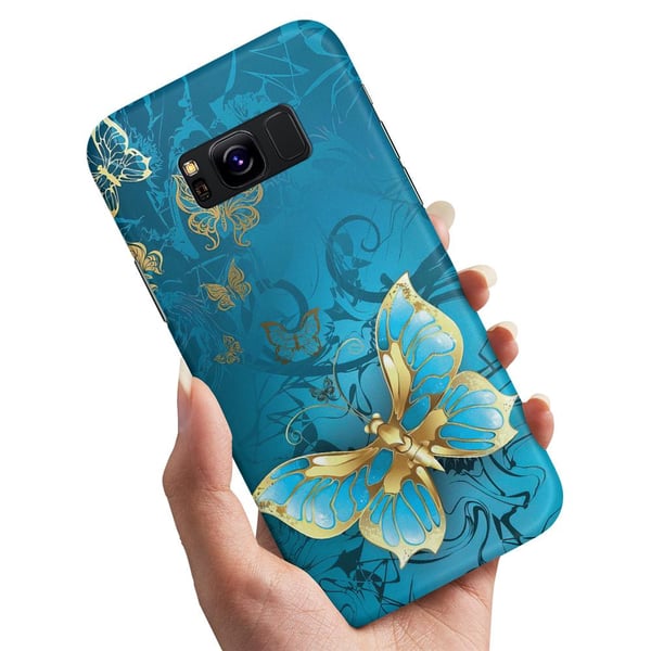 Cover / Mobilcover til Samsung Galaxy S8 - Sommerfugle