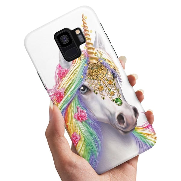 Deksel / Mobildeksel til Samsung Galaxy S9 Plus - Unicorn/Enhjørning