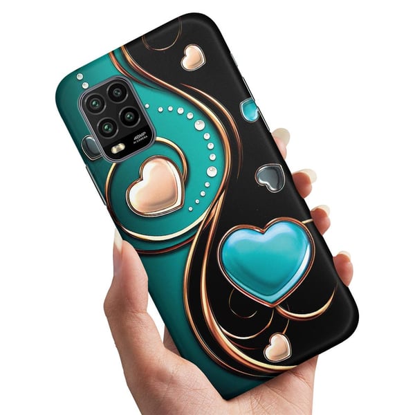 Cover / Mobilcover til Xiaomi Mi 10 Lite - Hjerter