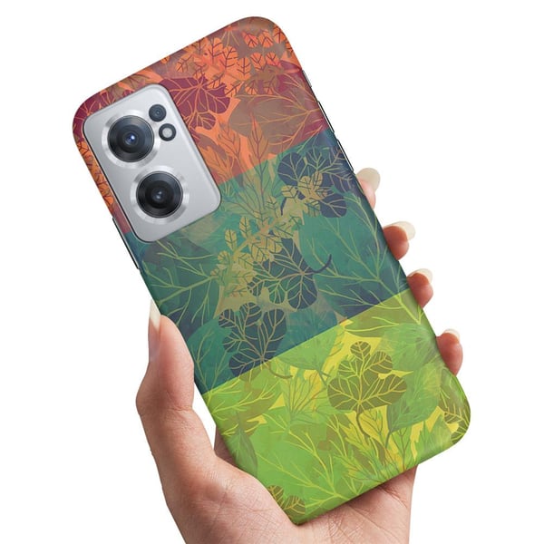 Cover / Mobilcover til OnePlus Nord CE 2 5G - Bladmønster